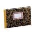 Dohe Cuaderno Cartone Cuentas Corrientes de 100 Hojas - Cuarto Apaisado - Tapa en Tres Piezas con Lomera de Tela - Interior en Papel Offset de 70g/m2 - Cosidos a Hilo Vegetal - Lomo Amarillo