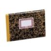 Dohe Cuaderno Cartone Cuentas Corrientes de 100 Hojas - Cuarto Apaisado - Tapa en Tres Piezas con Lomera de Tela - Interior en Papel Offset de 70g/m2 - Cosidos a Hilo Vegetal - Lomo Amarillo