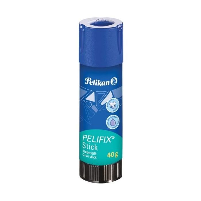 Pelikan Pelifix Pegamento en Barra 40gr - Ideal para Papel, Cartulina, Fotografias etc... - Facil Apertura