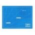 Dahle 10690 Plancha de Corte A4 22x30cm - 5 Capas con Nucleo Resistente al Corte - Lineas de Orientacion - Color Azul