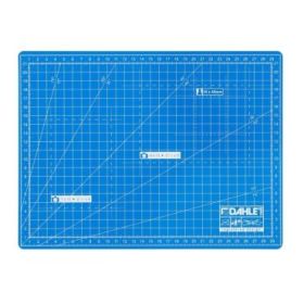 Dahle 10690 Plancha de Corte A4 22x30cm - 5 Capas con Nucleo Resistente al Corte - Lineas de Orientacion - Color Azul