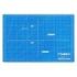 Dahle 10691 Plancha de Corte A3 30x45cm - 5 Capas con Nucleo Resistente al Corte - Lineas de Orientacion - Color Azul
