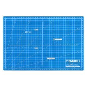 Dahle 10691 Plancha de Corte A3 30x45cm - 5 Capas con Nucleo Resistente al Corte - Lineas de Orientacion - Color Azul
