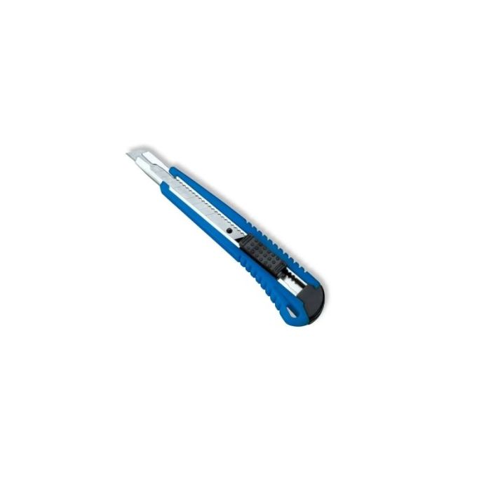 Dahle 10860 Basic Cuter con Cuchilla de 9mm - Mecanismo Automatico de Bloqueo - Guia Metalica