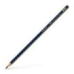 Faber-Castell Goldfaber 1221 Lapiz de Grafito 2B - Alta Calidad - Resistente a la Rotura - Cuerpo en Azul y Rayas Doradas