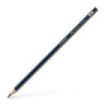 Faber-Castell Goldfaber 1221 Lapiz de Grafito H - Alta Calidad - Resistente a la Rotura - Cuerpo en Azul y Rayas Doradas