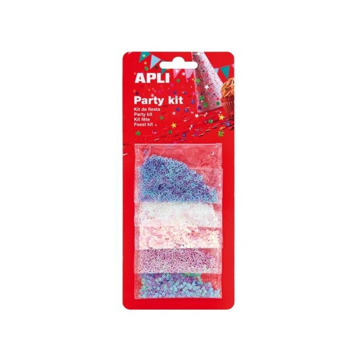 Apli Confeti en Forma de Corazones - Ideal para Fiestas, Bodas y Manualidades - Color Blanco