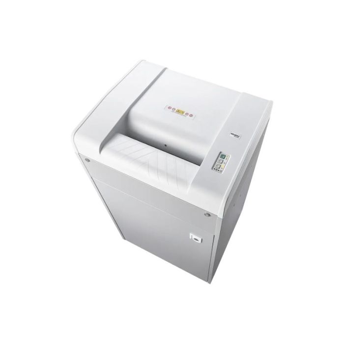 Dahle 419 Volume Pro Destructora de Papel Manual Corte en Particulas P-4 - Destruye hasta 32 Hojas a la Vez - Destruye Papel, Tarjetas, Cd`s - Papelera de 190L - Color Blanco