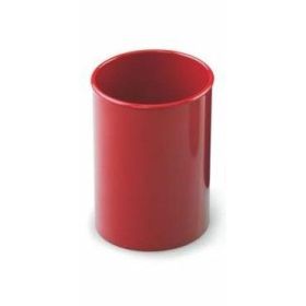 Faibo Cubilete Redondo 7.8x10cm - Fabricado en Poliestireno - 100% Reciclable - Color Rojo
