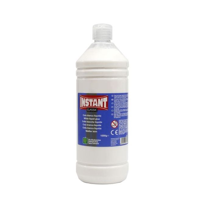 Instant Classic Cola Blanca 1000gr - Apto para Uso Infantil y/o Domestico - Sin Disolventes - Color Blanco