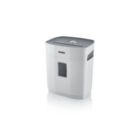 Dahle PaperSAFE 120 Destructora de Papel Manual Corte en Particulas P-4 - Destruye hasta 8 Hojas - Papelera de 12L - Apta para Papel y Tarjetas - Color Gris