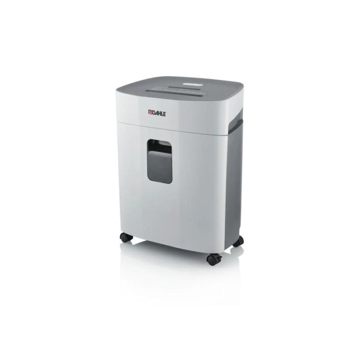 Dahle PaperSAFE 260 Destructora de Papel Manual Corte en Particulas P-4 - Destruye hasta 12 Hojas - Papelera de 25L - Con Ruedas - Apta para Papel, Tarjetas, Cd´s - Color Gris