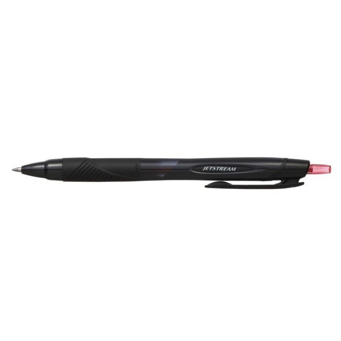 Uni-ball JetStream Sport SXN-157E Boligrafo Retractil - Punta de Bola 0.7mm - Trazo 0.35mm aprox. - Secado Instantaneo - Ideal para Zurdos - Color Rojo