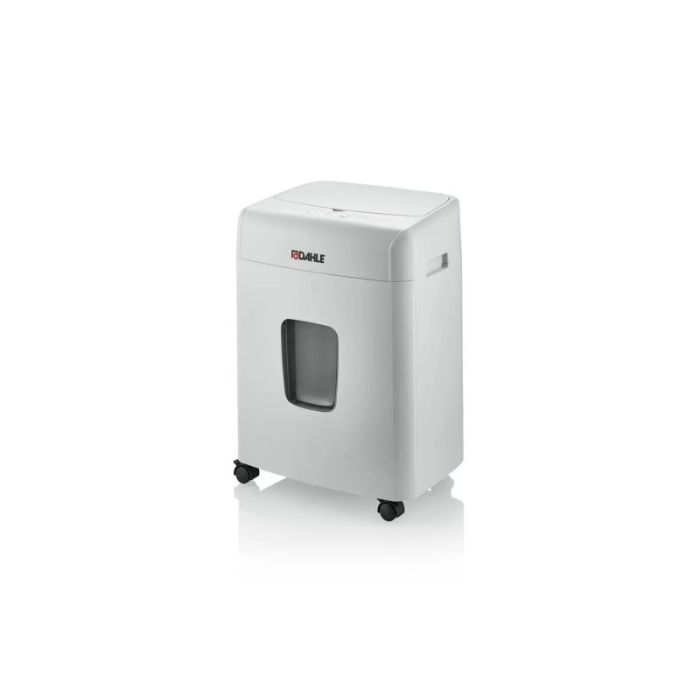 Dahle ShredMATIC 90 Destructora de Papel Automatica Corte en Particulas P-4 - Autoalimentacion 90 Hojas, Manual 10 Hojas - Papelera de 23L - Color Gris Claro
