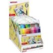 Edding 1200 Expositor con 10 Packs de 30 Rotuladores - Punta Redonda - Tinta con Base de Agua - Colores Clasicos, Neon y Pastel Surtidos