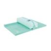 Oxford Live & Go Estuche Rectangular Mediano - Material Acolchado - Goma Elastica para unirlo al Cuaderno - Color Azul