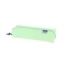 Oxford Live & Go Estuche Rectangular Mediano - Material Acolchado - Goma Elastica para unirlo al Cuaderno - Color Verde