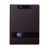 Oxford Live & Go Carpeta con Pinza Metalica - Fabricada en Polifoam - Bolsillo Interior - Color Negro