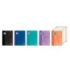 Oxford Europeanbook 4 Cuaderno A5+ Cuadriculado 5x5mm 120 Hojas 90gr - Tapa Superresistente - 4 Bandas de Color - Colores Vivos Surtidos