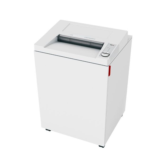 DHP IDEAL 4002CC Destructora de Papel Manual Corte en Particulas P-4 - Destruye hasta 30 Hojas - Abertura de Alimentacion de 400mm - Papelera de 165L - Color Blanco