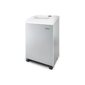 Dahle 106 Destructora de Papel Manual Corte en Tiras P-2 - Destruye hasta 22 Hojas - Papelera de 60L - Ruedas Giratorias con Freno - Destruye Papel, Tarjetas, Clips, Cd`s - Color Blanco