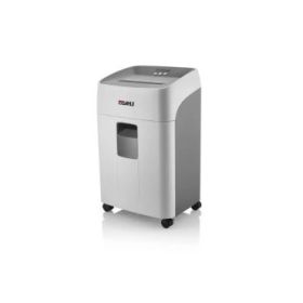 Dahle Deskside 504P Destructora de Papel Manual Microcorte P-5 - Destruye hasta 15 Hojas - Capacidad de la Papelera 40L - Ruedas Giratorias - Color Gris