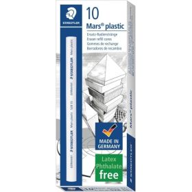 Staedtler Mars Plastic Goma de Borrar de Recambio para Portagomas 528 50