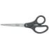 Leitz Tijeras de Acero Inoxidable 20.5cm - Revestimiento de Titanio - Agarre Ergonomico - Color Gris