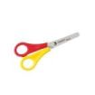 Dahle 54626 Kids Tijeras Infantiles para Zurdos 13cm - Puntas Redondeadas - Acero Inoxidable - Color Rojo/Amarillo