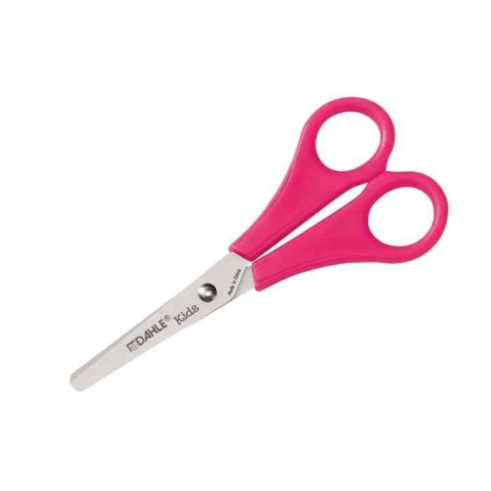Dahle 54626 Kids Tijeras Infantiles 13cm - Puntas Redondeadas - Acero Inoxidable - Color Rosa