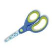 Dahle 54661 Kids Tijeras Infantiles 13cm - Puntas Redondeadas - Acero Inoxidable - Mangos Ergonomicos Recubiertos de Goma - Color Azul/Verde