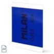 Milan Nata 624 Libreta Encolada Formato A4 Pautado 7mm - 48 Hojas de 95 gr/m2 - Microperforado - Color Azul