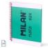 Milan Nata 624 Cuaderno Espiral Formato A4 Cuadricula 5x5mm - 80 Hojas de 95 gr/m2 - Microperforado, 4 Taladros - Color Verde