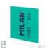 Milan Nata 624 Libreta Encolada Formato A4 Cuadricula 5x5mm - 48 Hojas de 95 gr/m2 - Microperforado - Color Verde
