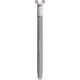 Eberhard Faber Animal Erase It! Boligrafo Borrable Tinta Gel Azul - Trazo 0.7mm - Tacto Soft - Diseño Raton