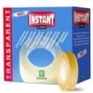 Instant Classic Cinta Adhesiva Transparente 12mm x 33m - Libre de PVC - Transparente