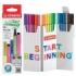 Stabilo Pen 68 Pack de 18 Rotuladores de Punta de Fibra - Trazo de 1mm aprox. - Tinta con Base de Agua - Colores Surtidos