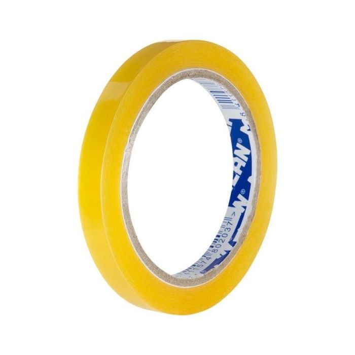 Milan Cinta Adhesiva Transparente - Medidas 12mm x 66m - Color Amarillo Transparente