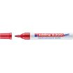 Edding 8300 Rotulador Permanente Industrial - Punta Redonda 1.5-3mm - Tinta Resistente al Desgaste, Roce y Luz - Color Rojo