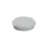 Dahle 95524 Pack de 10 Imanes para Pizarra Blanca - Diametro de 24mm - Color Gris
