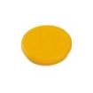 Dahle 95532 Pack de 10 Imanes para Pizarra Blanca - Diametro de 32mm - Color Amarillo