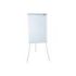 Dahle 96010 Pizarra Blanca Magnetica de Caballete con Sujecion de Bloc Universal - Regulacion de la Altura hasta 180cm - Bandeja para Rotuladores - Color Blanco