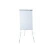 Dahle 96010 Pizarra Blanca Magnetica de Caballete con Sujecion de Bloc Universal - Regulacion de la Altura hasta 180cm - Bandeja para Rotuladores - Color Blanco