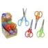 Bismark Bat Tijera Escolar 13cm con Freno - Mangos en Plastico - Punta Roma - 4 Colores Surtidos