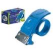 Bismark Precintadora Metalica de Mano para Rollos de hasta 50mm de Ancho - Cuchilla de Acero - Color Azul