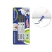 Bismark Pack de 3 Rotuladores para Pizarra Blanca - Punta Redonda 2mm - Colores Negro y Azul