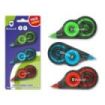Bismark Pack de 3 Cintas Correctoras 5mmx8m - Perfecta Adherencia al Papel - Presentacion en Blister - Colores Surtidos