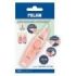 Milan Coleccion 430 Cutter de Hoja Ceramica Reemplazable - Cuchilla con Protector - Bloqueo de Seguridad - Color Rosa