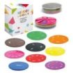 Dohe Medidores de Angulos - Plantillas de Angulos de 30º, 45º, 60º y 90º - Colores Diferentes - Ideal para Construir, Comparar y Componer Angulos en el Aula
