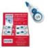 Dohe Expositor de 24 Cintas Correctoras - Aplicacion Limpia y Precisa - Rapida Cobertura - Cuerpo de Plastico Transparente - Tapa Protectora